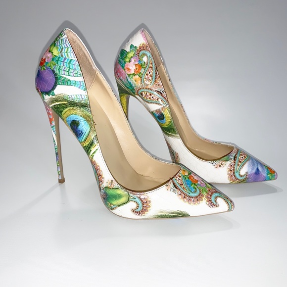 Doris Fanny Shoes - Doris Fanny | Snake Print Peacock Print